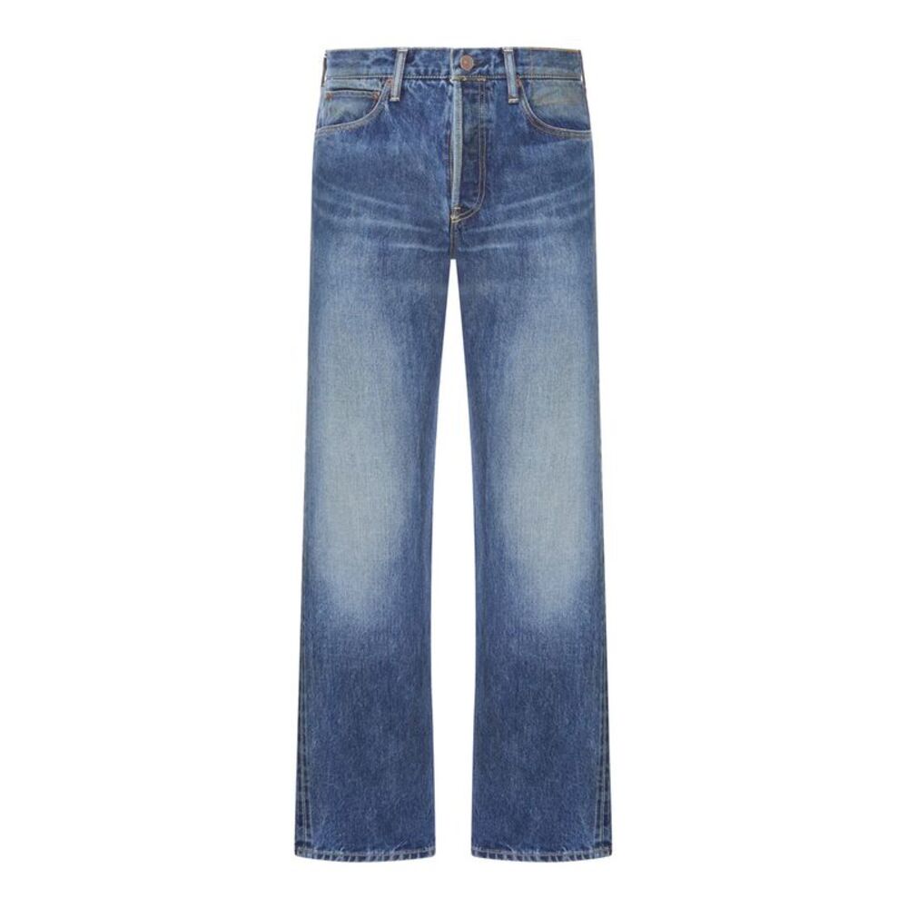 Visvim Men Social Sculpture Jeans With Five Pocket Design